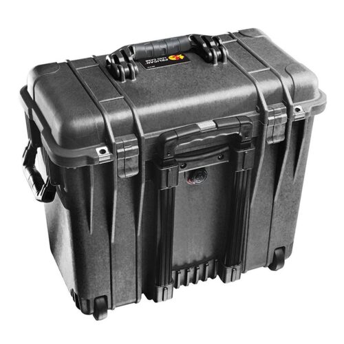 Pelican 1444 Utility Organizer Case Black with Padded Dividers & Lid Organizer Watertight Rolling 1440-004-110