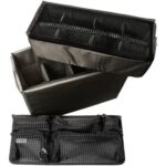 Pelican 1444 Utility Organizer Case Black with Padded Dividers & Lid Organizer Watertight Rolling 1440-004-110