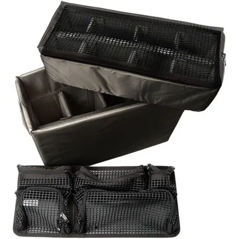 Pelican 1444 Utility Organizer Case Black with Padded Dividers & Lid Organizer Watertight Rolling 1440-004-110