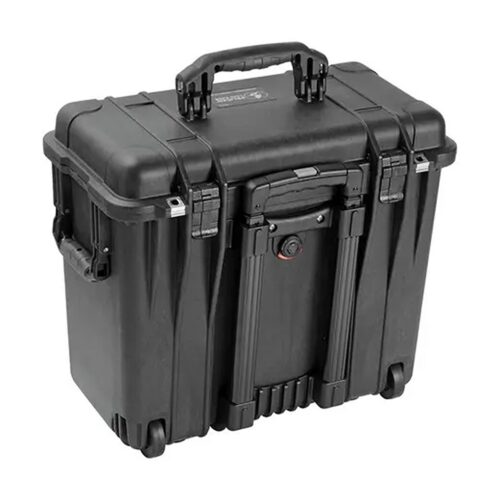 Pelican 1447 Office Divider Case Black with Padded Dividers & Lid Organizer Watertight Rolling 1440-005-110