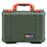 Pelican 1450 Protector Case OD Green with Foam Watertight Crushproof Pick N Pluck 1450-000-130