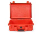 Pelican 1450 Protector Case Orange with Foam Watertight Crushproof Pick N Pluck High Visibility 1450-000-150