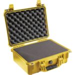 Pelican 1450 Protector Case Yellow with Foam Watertight Crushproof Pick N Pluck High Visibility 1450-000-240