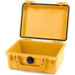 Pelican 1450 Protector Case Yellow with Foam Watertight Crushproof Pick N Pluck High Visibility 1450-000-240