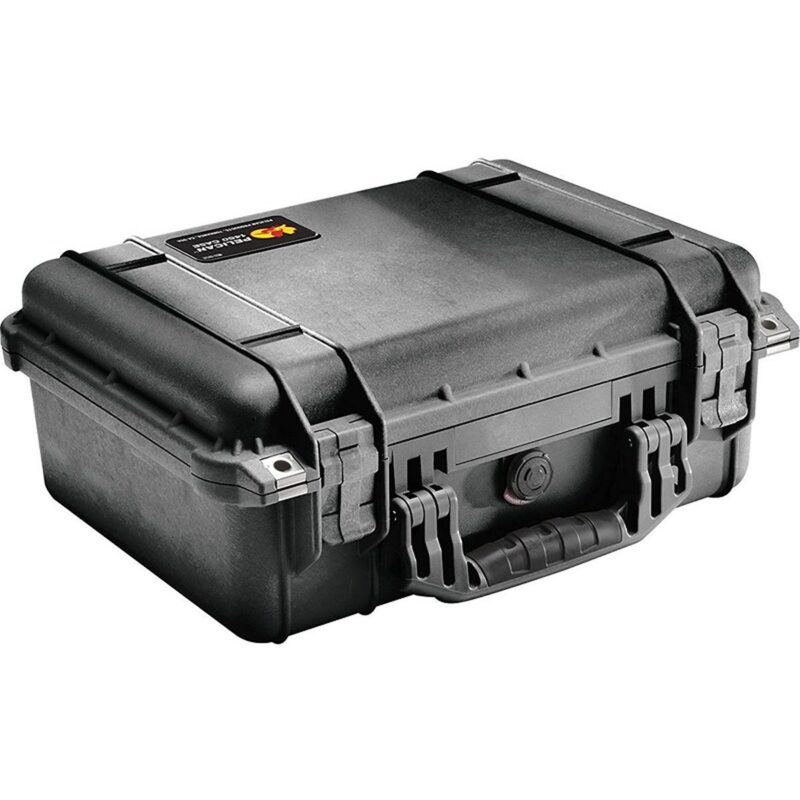 Pelican 1450NF Protector Case Black No Foam Watertight Crushproof Empty Interior 1450-001-110