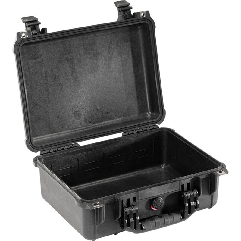 Pelican 1450NF Protector Case Black No Foam Watertight Crushproof Empty Interior 1450-001-110
