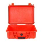Pelican 1450NF Protector Case Orange No Foam Watertight Crushproof High Visibility Empty 1450-001-150
