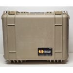 Pelican 1450NF Protector Case Desert Tan No Foam Watertight Crushproof Empty Interior 1450-001-190