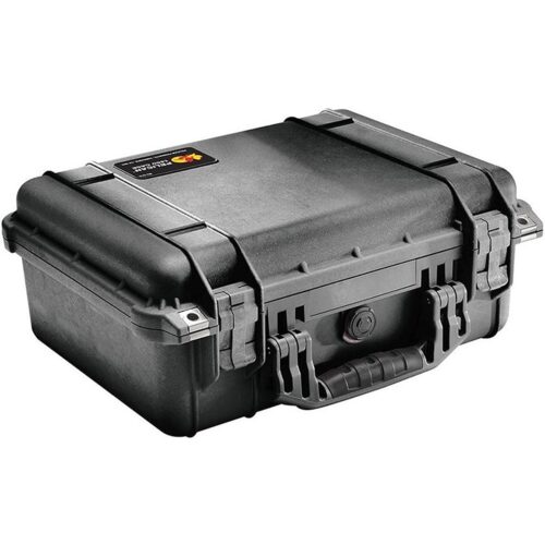 Pelican 1454 Protector Case Black with Padded Dividers Watertight Crushproof Utility Organizer 1450-004-110