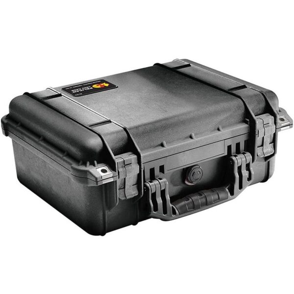 Pelican 1454 Protector Case Black with Padded Dividers Watertight Crushproof Utility Organizer 1450-004-110