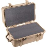 Pelican 1460 Protector Case Desert Tan with Foam Watertight Crushproof 180 Degree Lid 1460-000-190