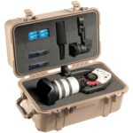 Pelican 1460 Protector Case Desert Tan with Foam Watertight Crushproof 180 Degree Lid 1460-000-190