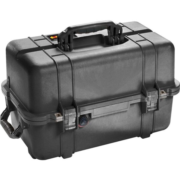 Pelican 1460 Protector Case Black No Foam Watertight Crushproof 180 Degree Lid Empty 1460-001-110