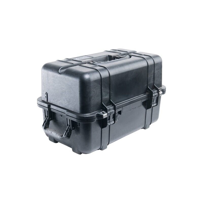 Pelican 1460 Protector Case Black No Foam Watertight Crushproof 180 Degree Lid Empty 1460-001-110