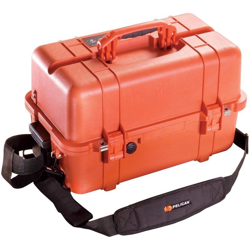 Pelican 1460EMS Medical Case Orange EMS Organizer Tray Lockable Compartment Watertight High Visibility 1460-005-150