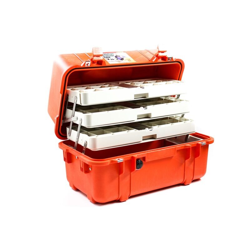 Pelican 1460EMS Medical Case Orange EMS Organizer Tray Lockable Compartment Watertight High Visibility 1460-005-150