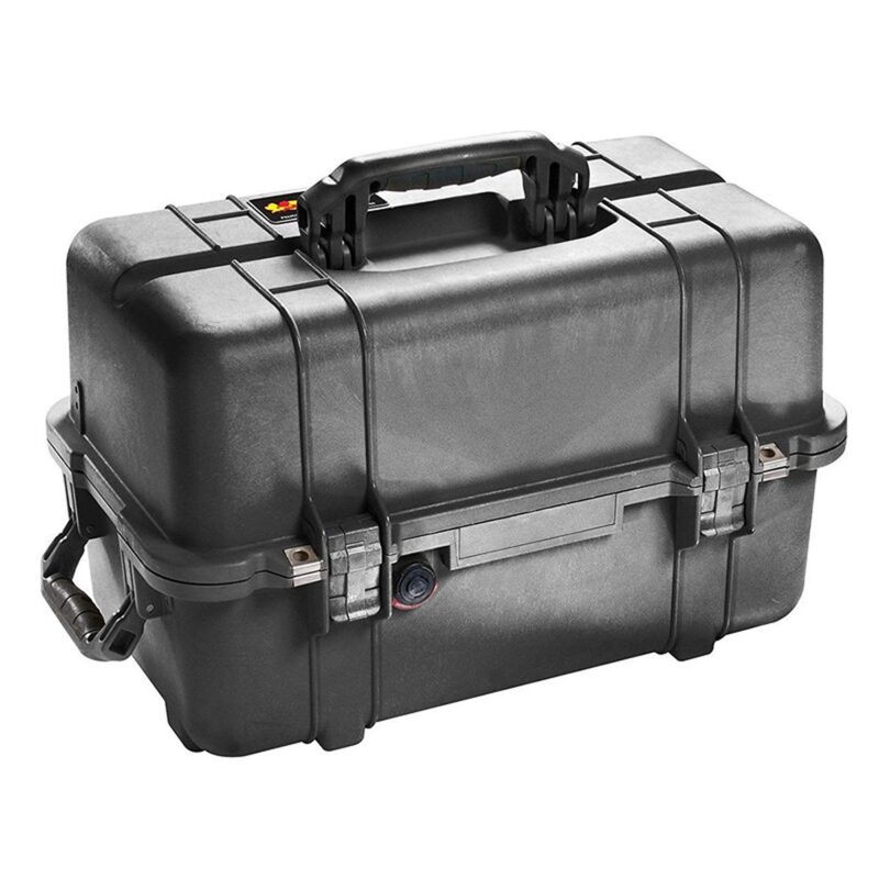 Pelican 1460TOOL Tool Case Black with 2 Trays Adjustable Dividers Watertight IP66 1460-007-110