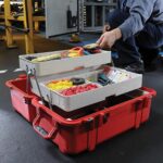 Pelican 1460TOOL Tool Case Red with 2 Trays Adjustable Dividers Watertight IP66 High Visibility 1460-007-170