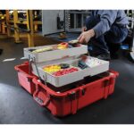 Pelican 1460TOOL Tool Case Yellow with 2 Trays Adjustable Dividers Watertight IP66 High Visibility 1460-007-240