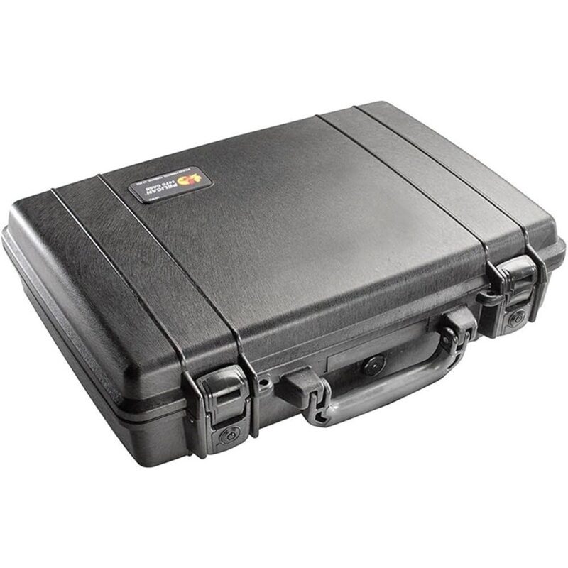 Pelican 1470 Protector Case Black No Foam Watertight Crushproof Empty Interior Locking Latches 1470-001-110