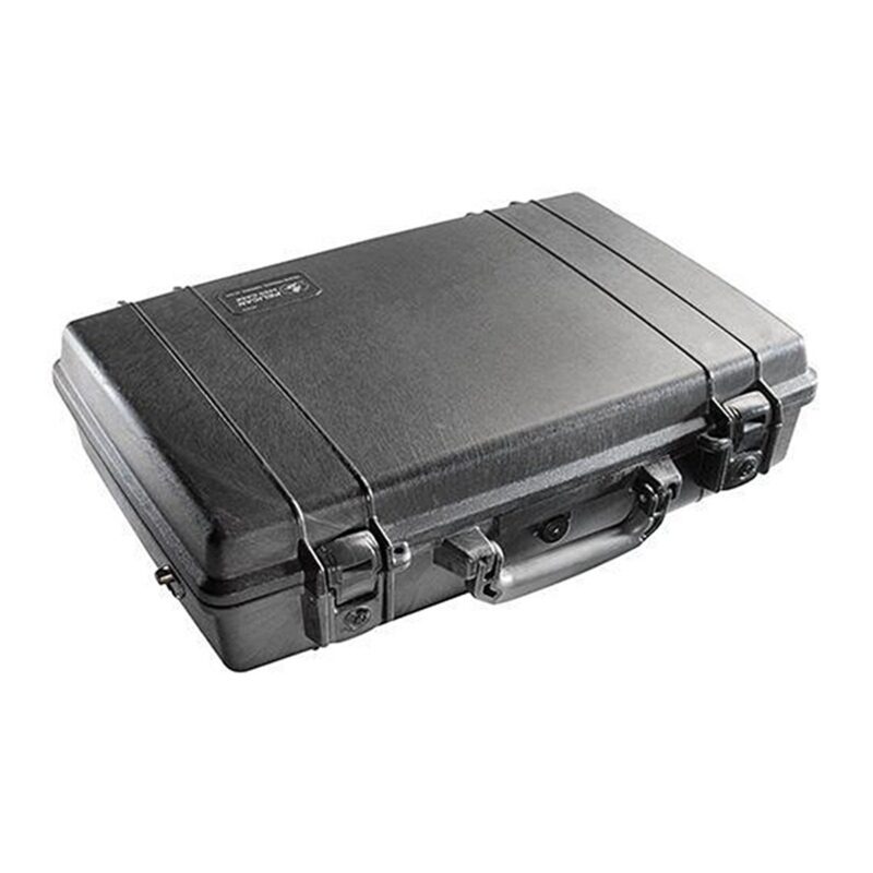 Pelican 1490 Protector Case Black with Foam Lid Organizer Shock Tray Watertight Laptop 1490-000-110