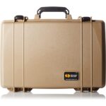 Pelican 1490 Protector Case Desert Tan with Foam Lid Organizer Shock Tray Watertight Laptop 1490-000-190