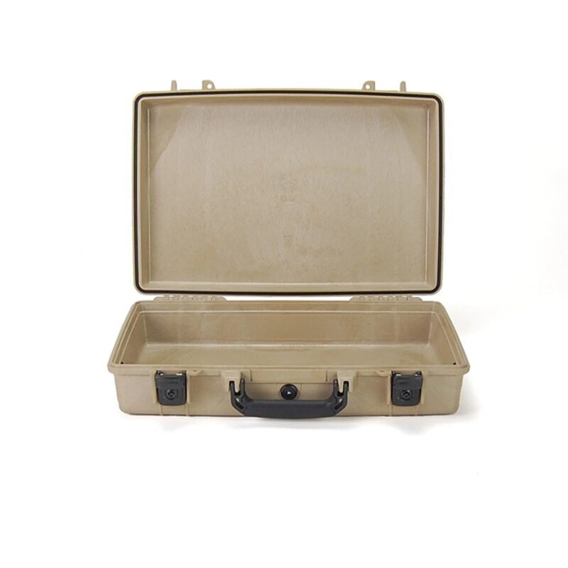 Pelican 1490 Protector Case Desert Tan with Foam Lid Organizer Shock Tray Watertight Laptop 1490-000-190