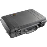 Pelican 1490NF Protector Case Black No Foam Watertight Crushproof Laptop Empty Locking Latches 1490-001-110