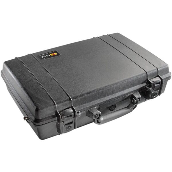 Pelican 1490NF Protector Case Black No Foam Watertight Crushproof Laptop Empty Locking Latches 1490-001-110