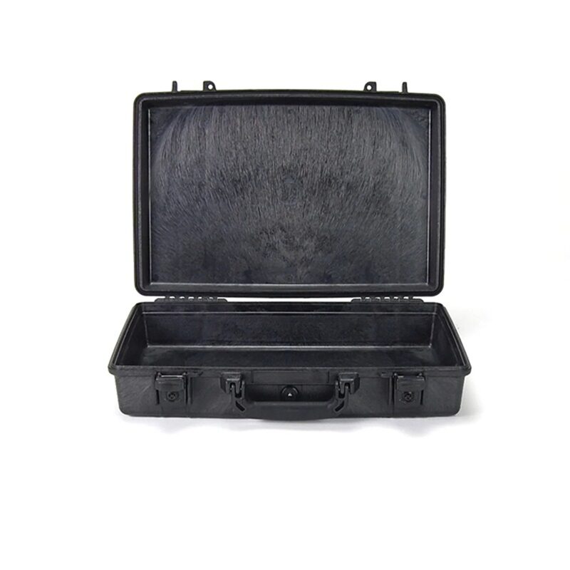 Pelican 1490NF Protector Case Black No Foam Watertight Crushproof Laptop Empty Locking Latches 1490-001-110