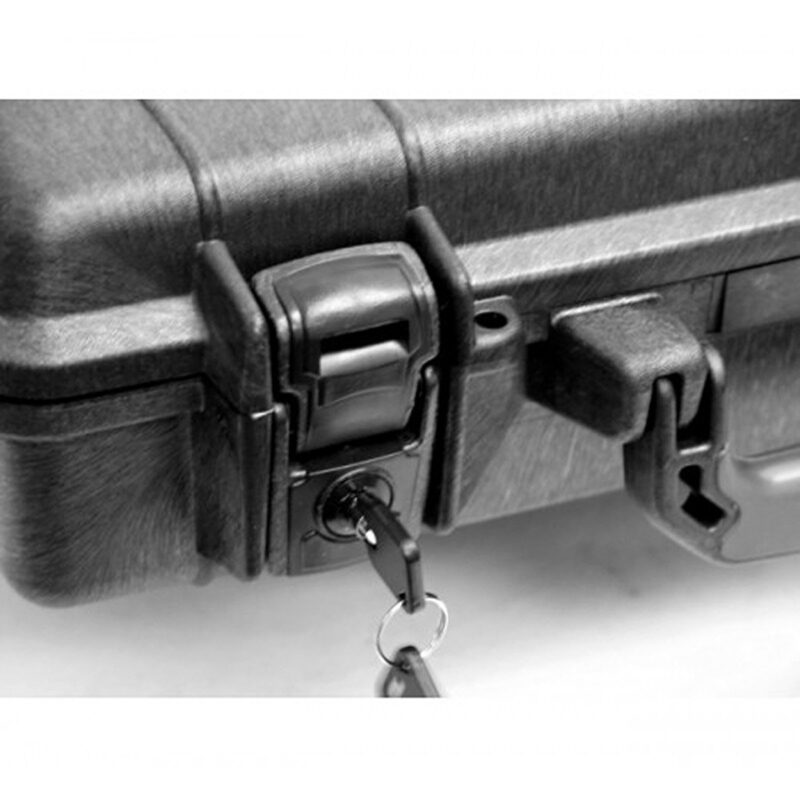 Pelican 1490CC#1 Laptop Case Black Computer Protector with Lid Organizer Shock Tray Watertight 1490-003-110
