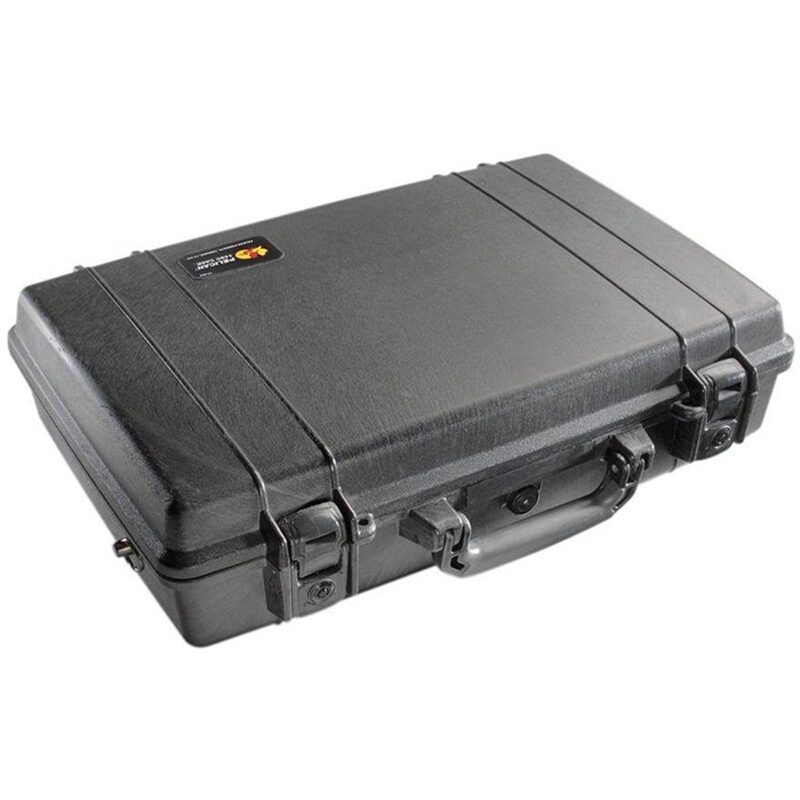 Pelican 1490CC#2 Laptop Case Black with Foam Lid Organizer Shock Tray Watertight 1490-008-110