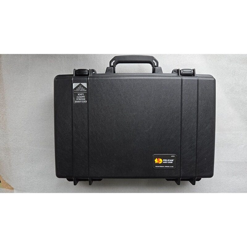 Pelican 1490CC#2 Laptop Case Black with Foam Lid Organizer Shock Tray Watertight 1490-008-110