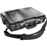 Pelican 1495 Protector Case Black with Foam Watertight Crushproof 17 Inch Laptop Combination Lock 1495-000-110