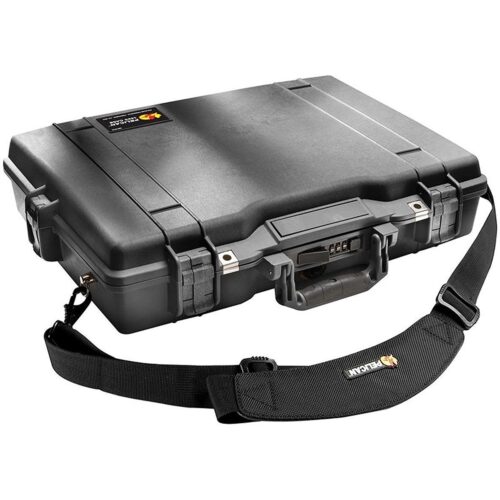 Pelican 1495NF Protector Case Black No Foam Watertight Crushproof 17 Inch Laptop Combination Lock 1495-001-110