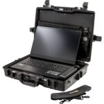 Pelican 1495CC#1 Laptop Case Black 17 Inch Computer Sleeve Lid Organizer Combination Lock Watertight 1495-003-110