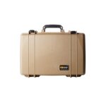 Pelican 1495CC#1 Laptop Case Desert Tan 17 Inch Computer Sleeve Lid Organizer Combination Lock Watertight 1495-003-190