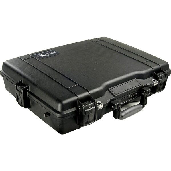 Pelican 1495CC#2 Laptop Case Black with Foam Lid Organizer Padded Sleeve Combination Lock Watertight 1495-008-110