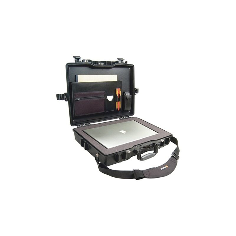 Pelican 1495CC#2 Laptop Case Black with Foam Lid Organizer Padded Sleeve Combination Lock Watertight 1495-008-110