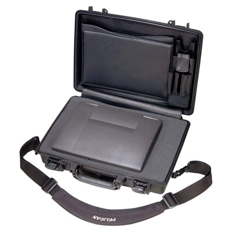 Pelican 1495CC#2 Laptop Case Black with Foam Lid Organizer Padded Sleeve Combination Lock Watertight 1495-008-110