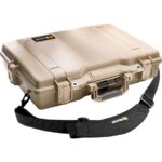 Pelican 1495CC#2 Laptop Case Desert Tan with Foam Lid Organizer Padded Sleeve Combination Lock Watertight 1495-008-190