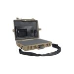 Pelican 1495CC#2 Laptop Case Desert Tan with Foam Lid Organizer Padded Sleeve Combination Lock Watertight 1495-008-190