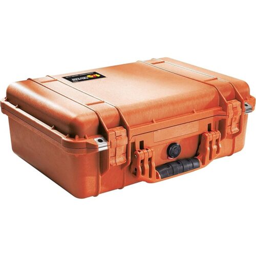 Pelican 1500 Protector Case Orange with Foam Watertight Crushproof Pick N Pluck High Visibility 1500-000-150