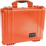 Pelican 1500 Protector Case Orange with Foam Watertight Crushproof Pick N Pluck High Visibility 1500-000-150