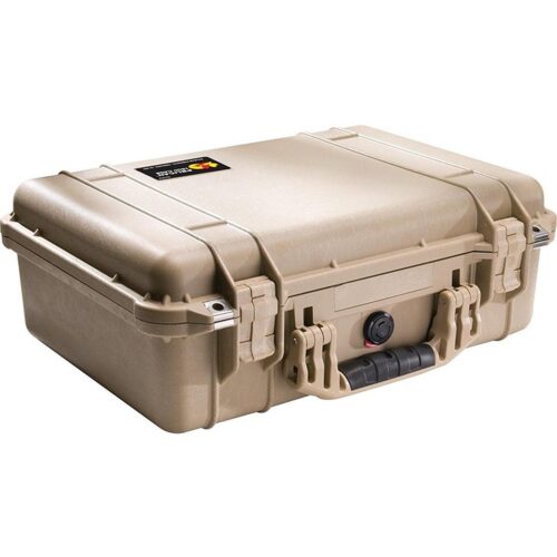 Pelican 1500 Protector Case Desert Tan with Foam Watertight Crushproof Pick N Pluck 1500-000-190