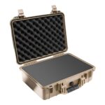 Pelican 1500 Protector Case Desert Tan with Foam Watertight Crushproof Pick N Pluck 1500-000-190