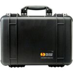 Pelican 1500NF Protector Case Black No Foam Watertight Crushproof Empty Interior 1500-001-110