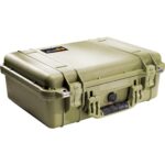 Pelican 1500NF Protector Case OD Green No Foam Watertight Crushproof Empty Interior 1500-001-130
