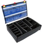 Pelican 1500EMS Medical Case Black with Lid Organizer & Padded Dividers Watertight Crushproof 1500-005-110
