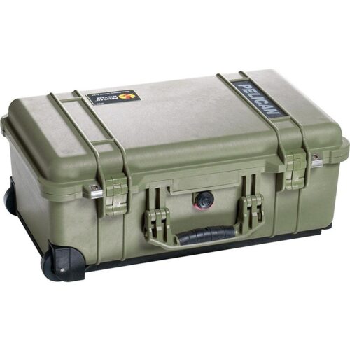 Pelican 1510 Carry-On Protector Case OD Green with Foam Watertight Crushproof Wheels 1510-000-130